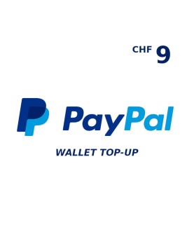 PayPal Wallet CHF 9 Top Up Key GLOBAL